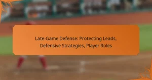 Late-Game Defense: Protecting Leads, Defensive Strategies, Player Roles