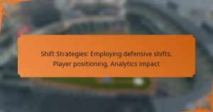 Shift Strategies: Employing defensive shifts, Player positioning, Analytics impact